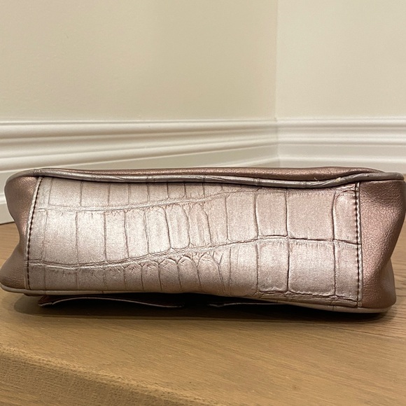 Y2K Liz Claiborne Rose Gold Shoulder Bag - Picture 8 of 13